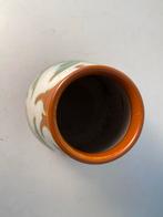 Antieke Vaas Bloemmotief - Art Nouveau Gouda, Ophalen of Verzenden