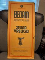 Kartonnen bouwplaat - antiek, Antiek en Kunst, Curiosa en Brocante, Ophalen of Verzenden