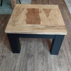 Zware massief teakhouten tafeltje 60x60x38 cm, Ophalen