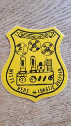 Sticker amateur zender piraat Witte Reus, DALFSEN, Ophalen of Verzenden, Zo goed als nieuw