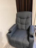 Te koop antracietkleurige stoel., Huis en Inrichting, Fauteuils, Ophalen, 75 tot 100 cm, Zo goed als nieuw, Stof