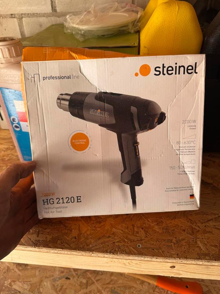 Steinel HG 2120 E Heteluchtpistool, Doe-het-zelf en Verbouw, Gereedschap | Overige machines, Gebruikt, Ophalen of Verzenden