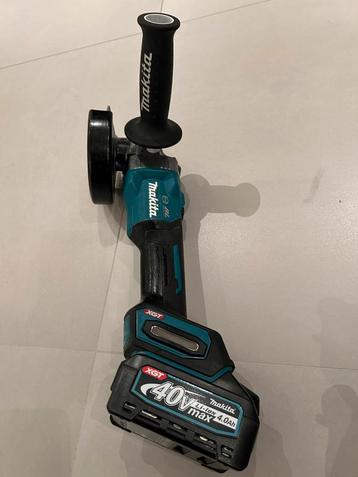 Makita Haakse Slijper 125mm 40V 4ah accu’s body GA005GZ beschikbaar voor biedingen