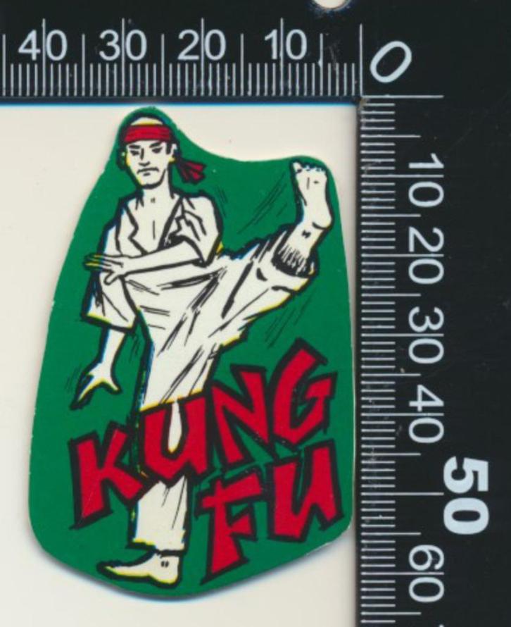 Sticker: Kung Fu (5), Verzamelen, Stickers, Zo goed als nieuw, Sport, Ophalen of Verzenden