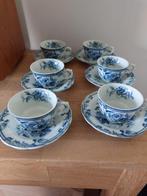 Vintage set mokka- / koffiekopjes met schoteltjes., Antiek en Kunst, Antiek | Servies compleet, Ophalen of Verzenden