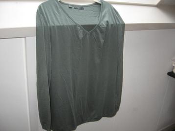 nieuwe Mos groen tricot shirt BPC 48 50 €12.50 L. mouw  beschikbaar voor biedingen