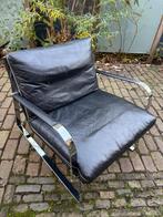 3x Conform Comfortabele fauteuils leer wit en zwart, Ophalen, Gebruikt, Klassiek Vintage Modern, 75 tot 100 cm