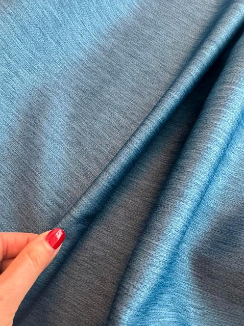 Nieuw! Holland Haag blauwe gordijnstof 6.16 m x 1.52 m, Huis en Inrichting, Stoffering | Gordijnen en Lamellen, Nieuw, 150 tot 200 cm