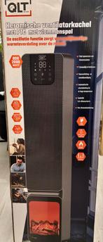 QLT Keramische Ventilatorkachel met Vlammenspel, Kolomkachel, Elektrisch, Nieuw, Ophalen of Verzenden