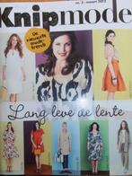 Knipmode maart 2012 en extra bijlage 11 patronen 25 modellen, Ophalen of Verzenden, Zo goed als nieuw, Vrouw, Knipmode