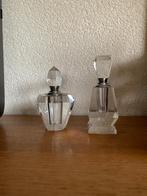 Twee kristallen sier parfum flesjes, Ophalen of Verzenden