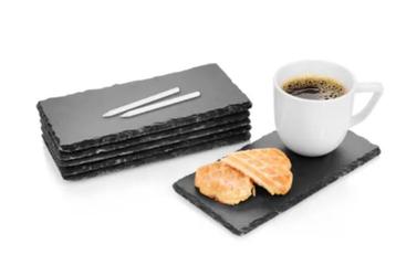 Leisteen borden totaal 8 stuks van 15x 8,5 x 0,4 cm beschikbaar voor biedingen