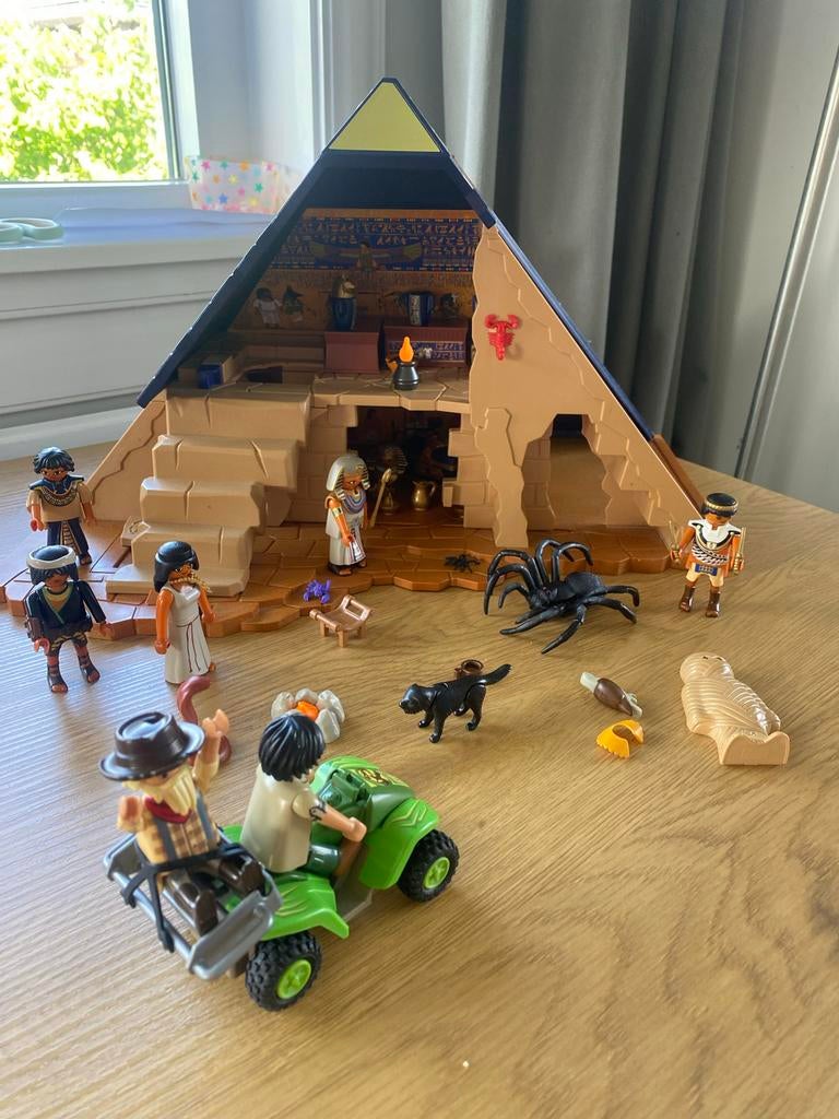 Gaaf Playmobil Pyramide Set met Figuren en Accessoires, Kinderen en Baby's, Speelgoed | Playmobil, Ophalen of Verzenden, Gebruikt