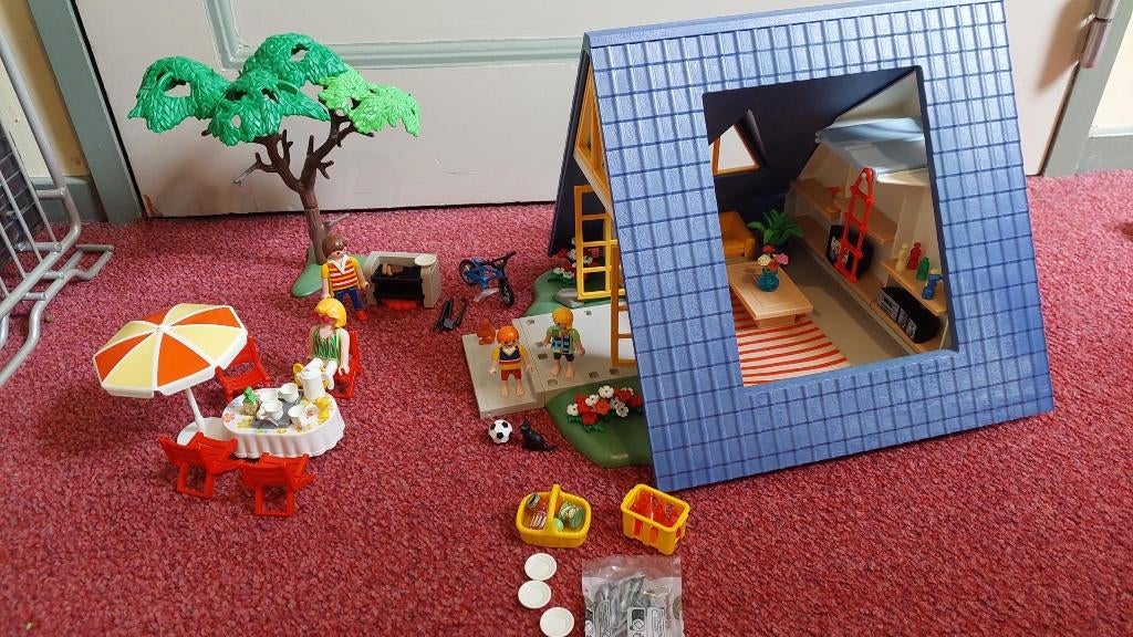 Playmobil vakantiehuis vakantie zomer huisje 3230 zomerhuis, Ophalen of Verzenden, Gebruikt