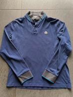 Moncler polo trui blauw Maat L, Ophalen of Verzenden, Gedragen, Maat 52/54 (L), Blauw