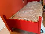 Gratis Vintage Kinderbed Rood - Charmant en Stevig, Kinderen en Baby's, Ophalen, Gebruikt, 70 tot 85 cm, Matras