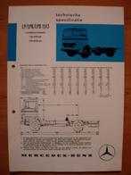 Mercedes 1513 LP LPK LPS 1973 Specificatie Brochure, Zo goed als nieuw, Mercedes-Benz, Mercedes, Ophalen of Verzenden