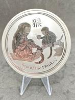 Australië Lunar II 2016 Aap 10oz Zilver, Ophalen of Verzenden, Oost-Azië, Losse munt, Zilver