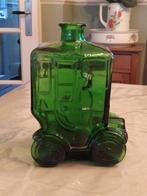 Vintage empoli karaf groen 1960 Automobile decanter, Ophalen of Verzenden
