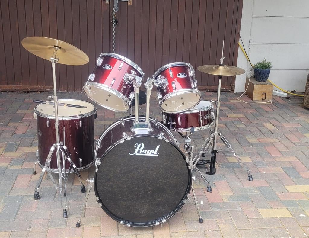 Pearl Roadshow drumstel 22” – compleet en zeer nette staat, Ophalen of Verzenden