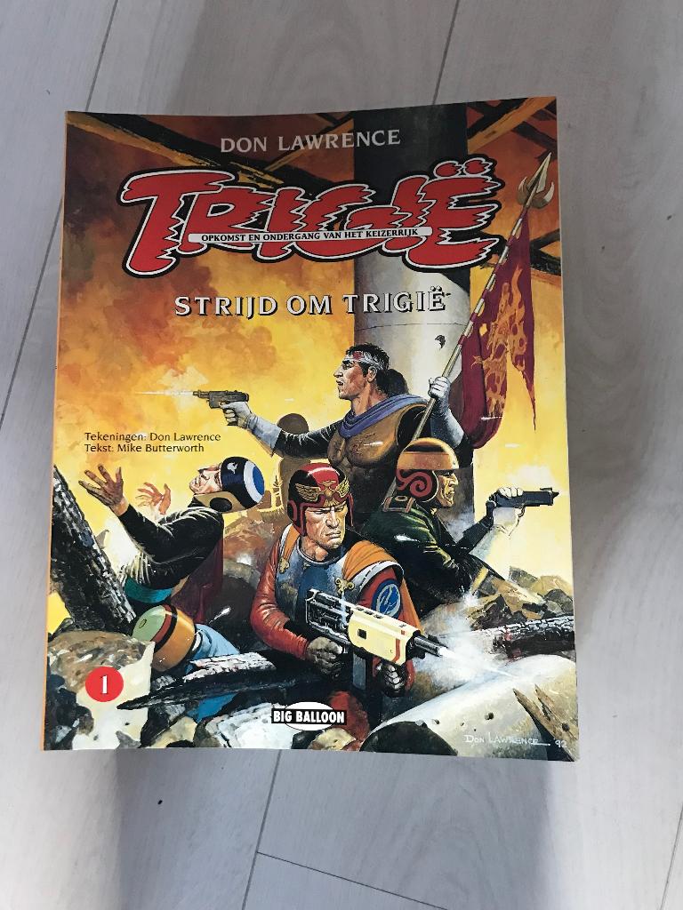 Trigie Big Balloon serie 1 t/m 18 compleet en in mooie staat, Boeken, Stripboeken, Complete serie of reeks, Ophalen of Verzenden