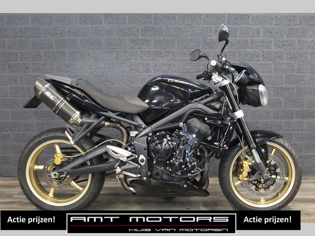 TRIUMPH STREET TRIPLE R (bj 2012) SC-Project 675, 675 cc, Motorrijbewijs A, Bedrijf, Onbekend