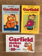 3x Nederlands- en Engelstalige Garfield - Jim Davis, Meerdere stripboeken, Ophalen of Verzenden, Gelezen