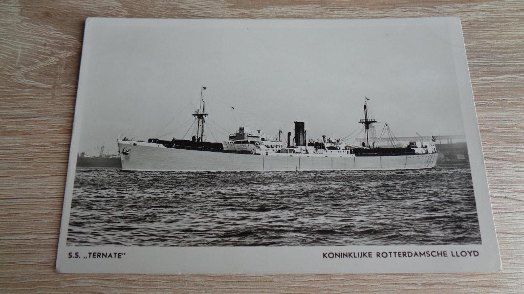 s.s. Ternate, Verzamelen, Verzenden, Zo goed als nieuw, Kaart, Foto of Prent