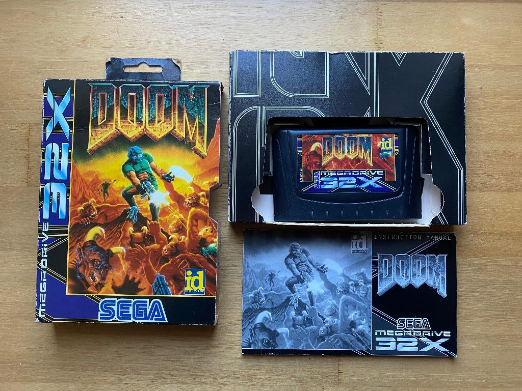 Doom sega 32x, 1 speler, Racen en Vliegen, Ophalen of Verzenden, Zo goed als nieuw