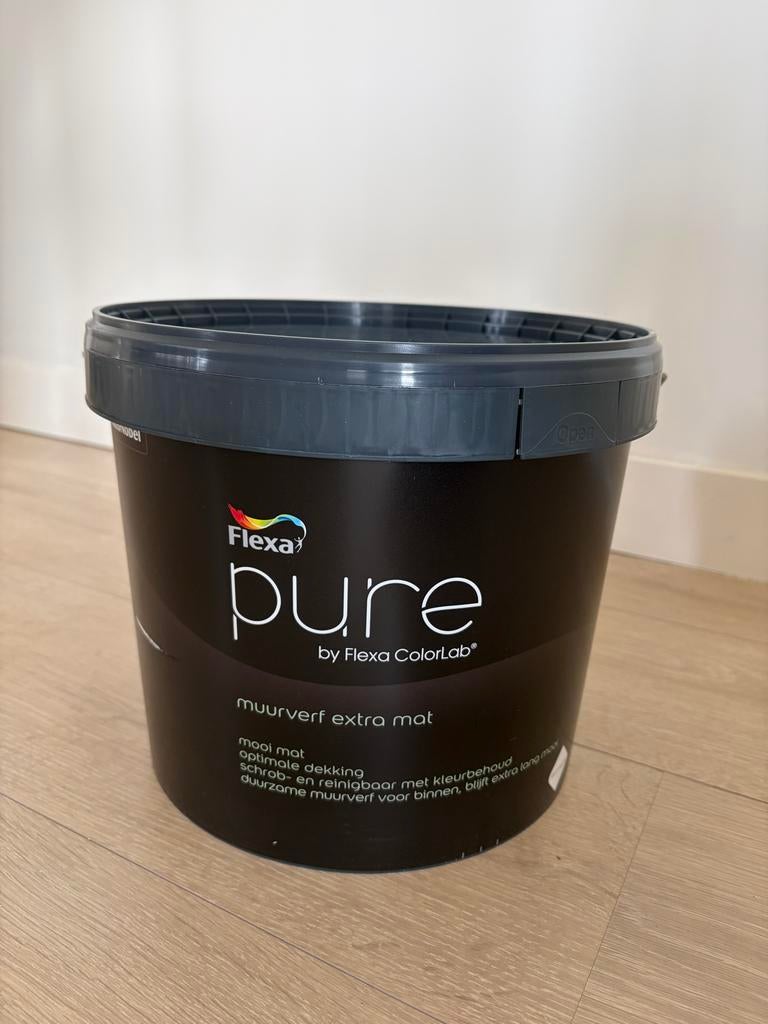 Flexa Pure muurverf extra mat Yasmin Blend 7,5 liter, Ophalen, Overige kleuren, 5 tot 10 liter, Nieuw