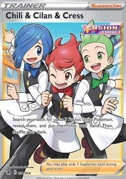 CHILI & CILAN & CRESS 258/264 - FUSION STRIKE, Ophalen of Verzenden, Nieuw, Losse kaart, Foil