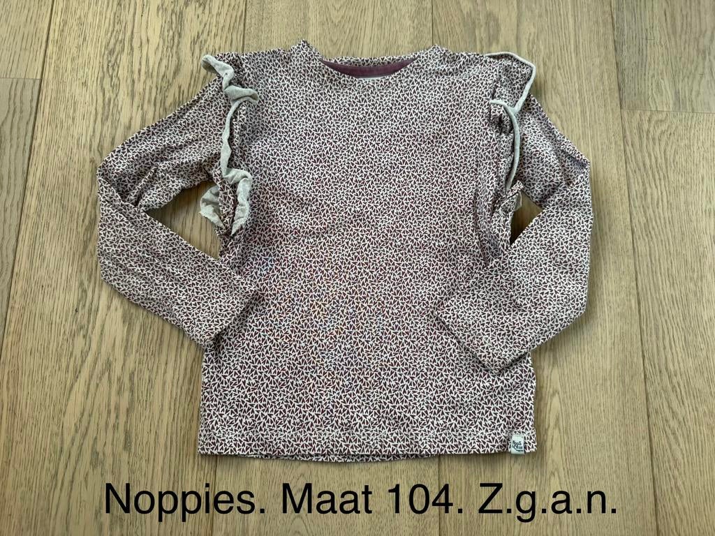 Noppies longsleeve maat 104, z.g.a.n., Kinderen en Baby's, Kinderkleding | Maat 104, Ophalen of Verzenden, Zo goed als nieuw, Meisje