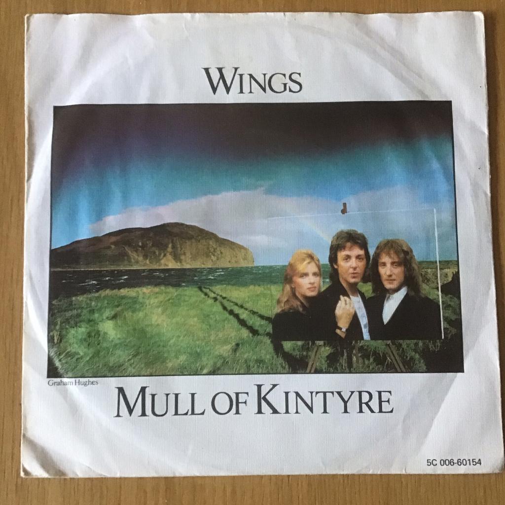 Wings - Mull of Kintyre, Cd's en Dvd's, Vinyl Singles, Gebruikt, Single, Ophalen of Verzenden