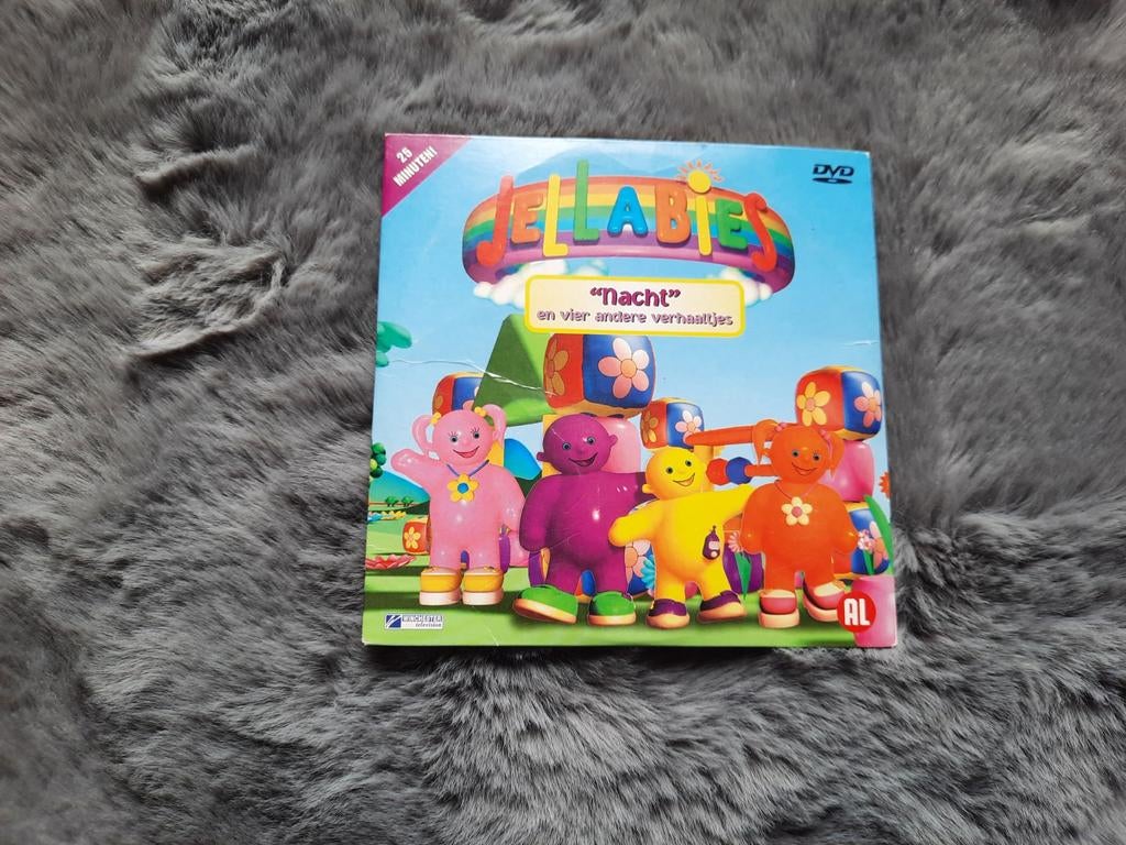 Jellabies "Nacht" DVD, Alle leeftijden, Ophalen of Verzenden, Zo goed als nieuw, Tv fictie