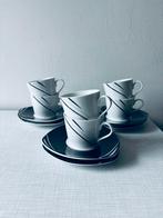 6x Kop en schotel zwart wit Flirt by R&B Manhattan, Nieuw, Ophalen of Verzenden, Overige stijlen, Kop(pen) en/of Schotel(s)