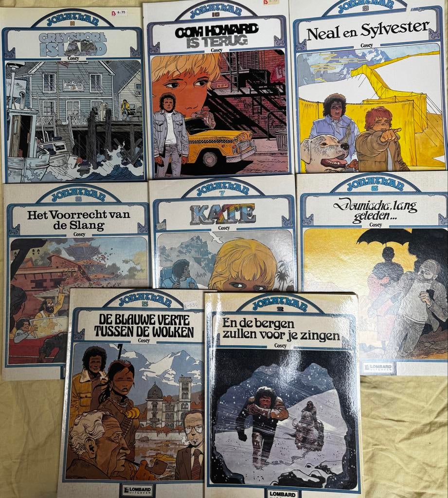 Jonathan door Cosey - Nummers 2, 5, 6, 7, 8, 9, 10, 11, Boeken, Stripboeken, Meerdere stripboeken, Ophalen of Verzenden, Gelezen