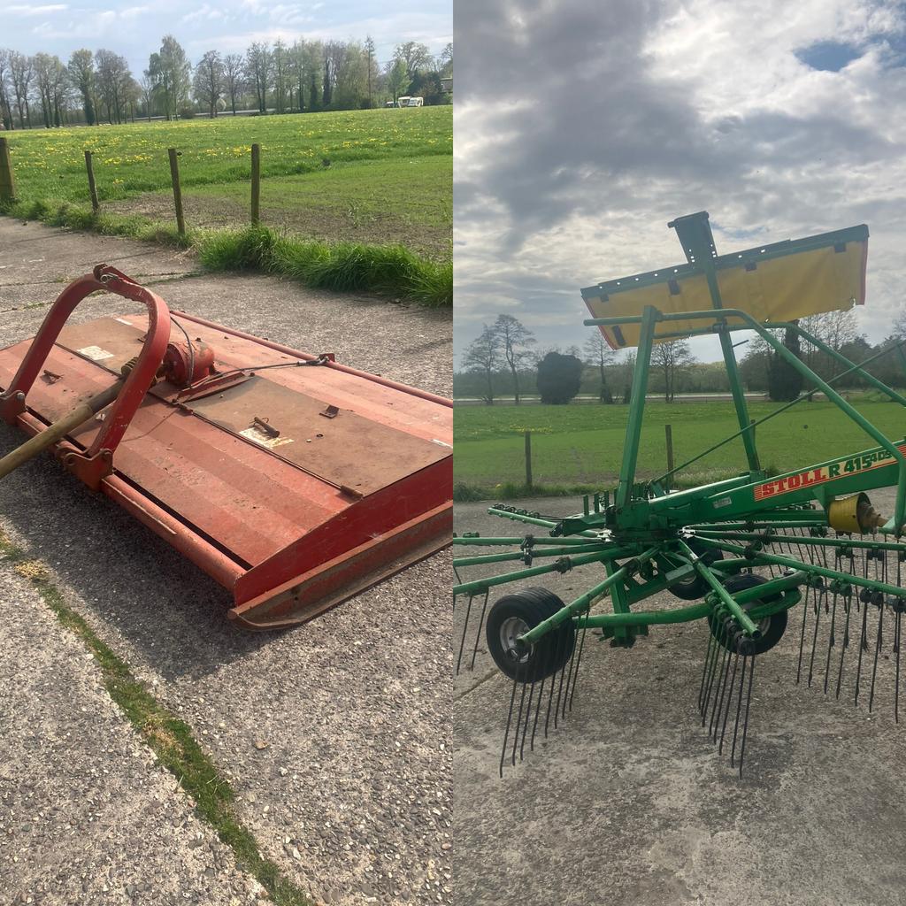 Votex bloter 270 // stoll 415 hark // balendrager, Ophalen, Weidebouw