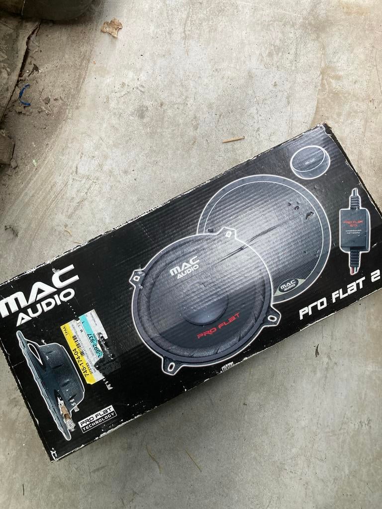 MAC AUDIO PRO FLAT 2.13 2-weg Kompo Systeem, Auto diversen, Autospeakers, Ophalen, Nieuw