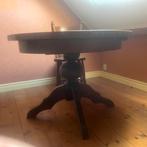 Eiken ronde bolpoot eettafel, Ophalen of Verzenden