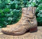bijna Nieuwe python leren leren van Sendra maat 44, Sendra, Bruin, Boots, Ophalen of Verzenden