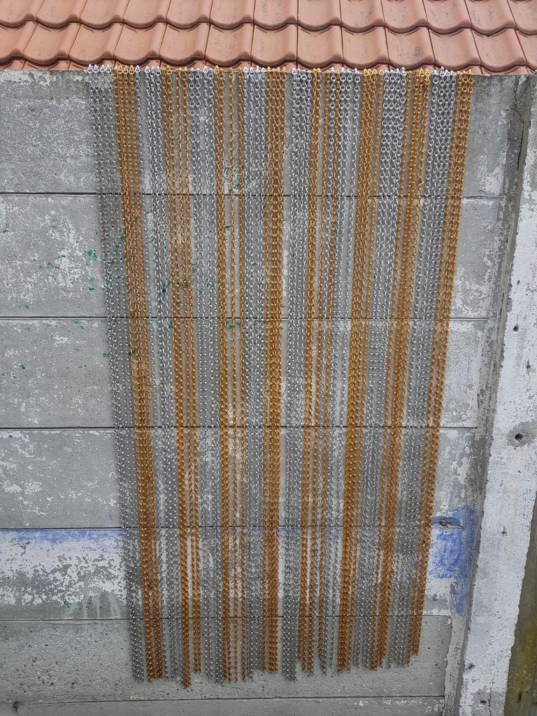 Alluminium vlieggordijn, Ophalen, Binnendeur, 200 tot 215 cm