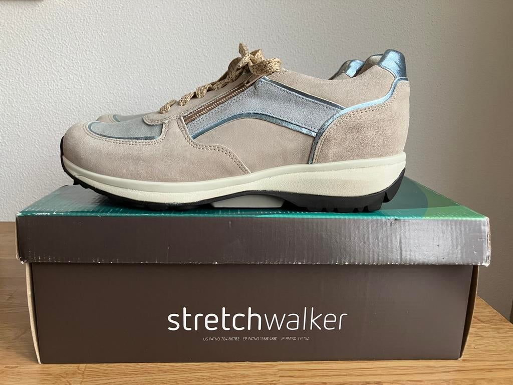 Xsensible Stretchwalker nieuwstaat comfort sneaker mt 42/GX, Verzenden, Beige, Sneakers of Gympen, Zo goed als nieuw