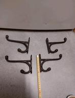 Oude antieke gietijzeren jashaken hoedhaken 

Jashaak, Gebruikt, Wandhaken, Ophalen of Verzenden, Minder dan 100 cm