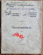 Veldzakboekje Nederlandse militair 5e regiment infanterie, Ophalen of Verzenden, Landmacht, Nederland, Boek of Tijdschrift