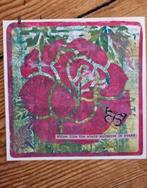 Handgemaakte kaart met roos, Ophalen of Verzenden, Zo goed als nieuw, Overige thema's