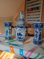 Delfts Blauw driedelige kastel set - Royal Boch, Antiek en Kunst, Ophalen of Verzenden