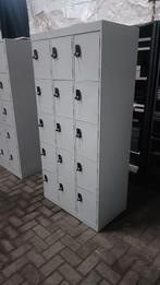 Metalen 15 deurslockers / lockerkasten, Gebruikt, R, 15 deurslockers/klusjes kasten/lockerkasten, Ophalen of Verzenden