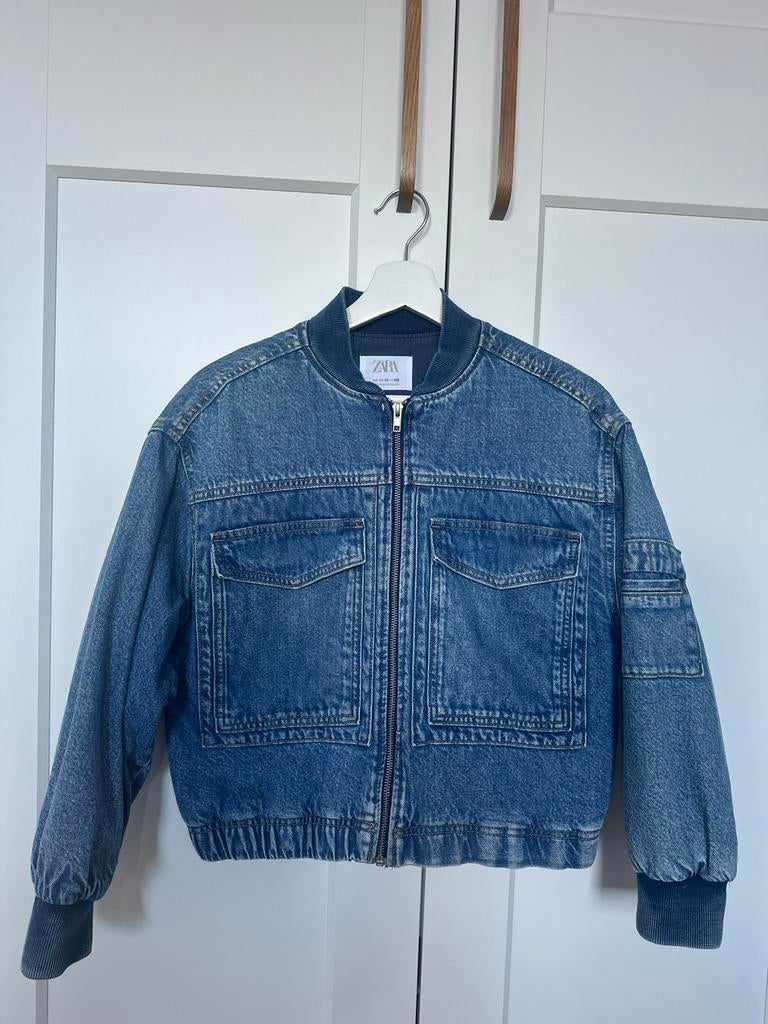Zara Kids spijkerjas maat 152, Ophalen of Verzenden, Zo goed als nieuw, Jongen of Meisje, Jas