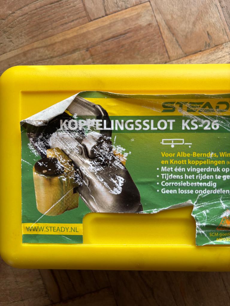 Koppelingsslot KS-26, Caravans en Kamperen, Caravan accessoires, Ophalen of Verzenden, Zo goed als nieuw