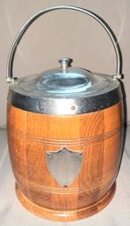 Art-Deco ijspot/tabakspot met aardewerk binnenpot, Antiek en Kunst, Ophalen of Verzenden